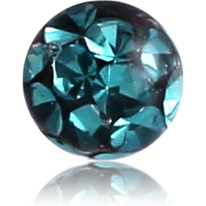 EPOXY COATED CRYSTALINE JEWELLED MICRO BALL