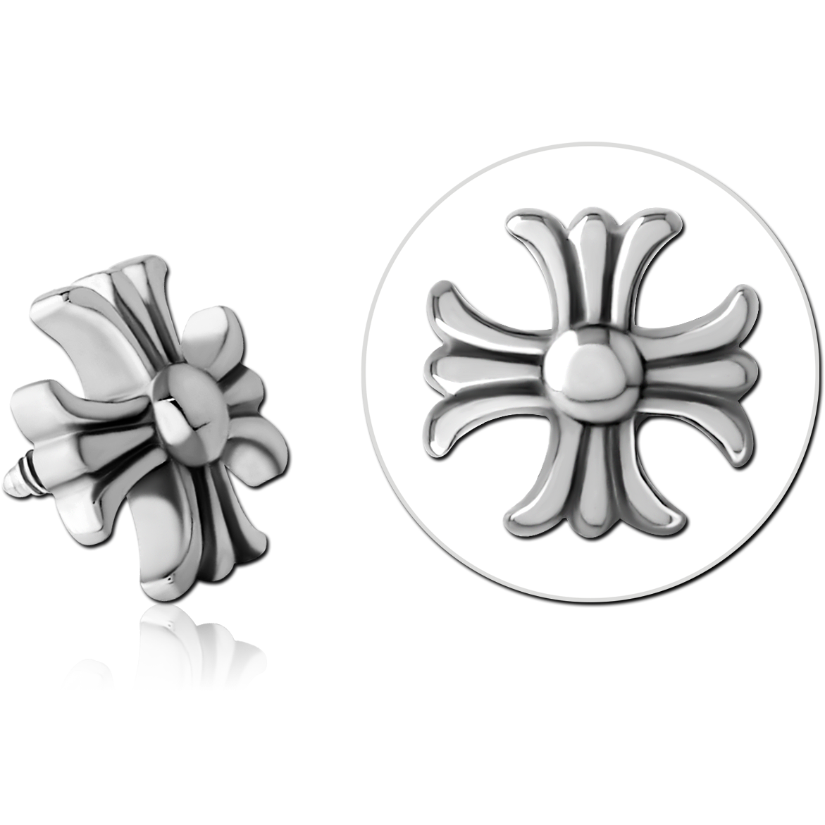SURGICAL STEEL ATTACHMENT FOR 1.6MM INTERNALLY THREADED PINS