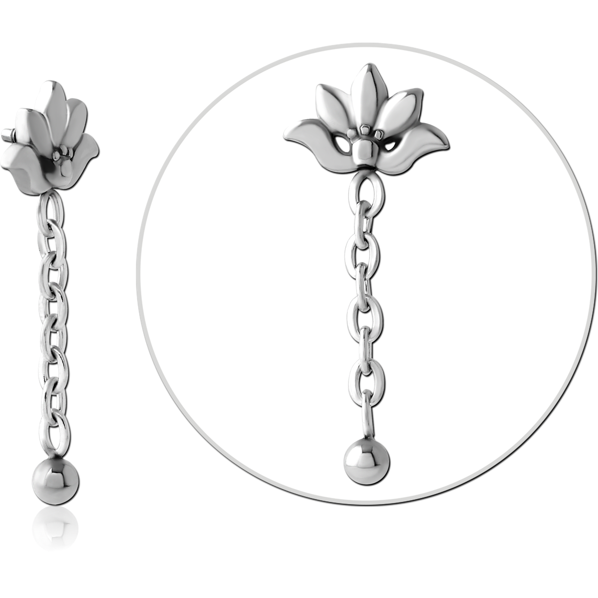 SURGICAL STEEL MICRO ATTACHMENT FOR 1.2MM INTERNALLY THREADED PINS