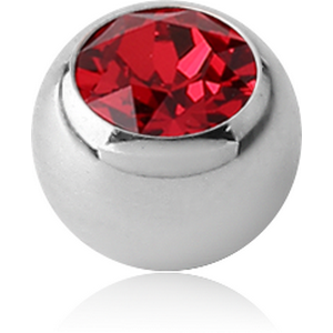 SURGICAL STEEL PREMIUM CRYSTAL JEWELLED BALL