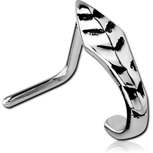 SURGICAL STEEL KOOL KATANA 90 DEGREE WRAP AROUND NOSE STUD