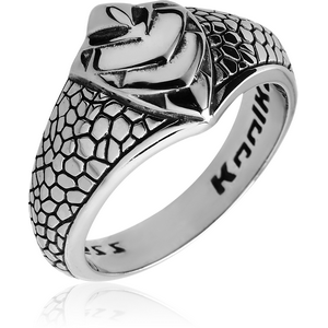 SURGICAL STEEL KOOL KATANA RING - SHIELD