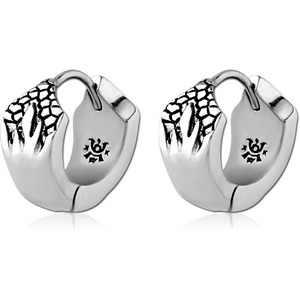 SURGICAL STEEL KOOL KATANA HUGGIES PAIR - FLAMES