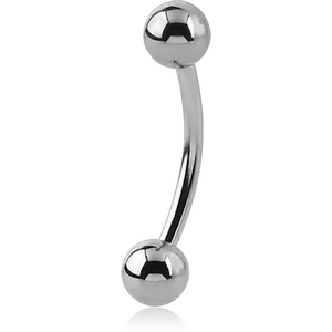 SURGICAL STEEL CURVED MICRO BARBELL