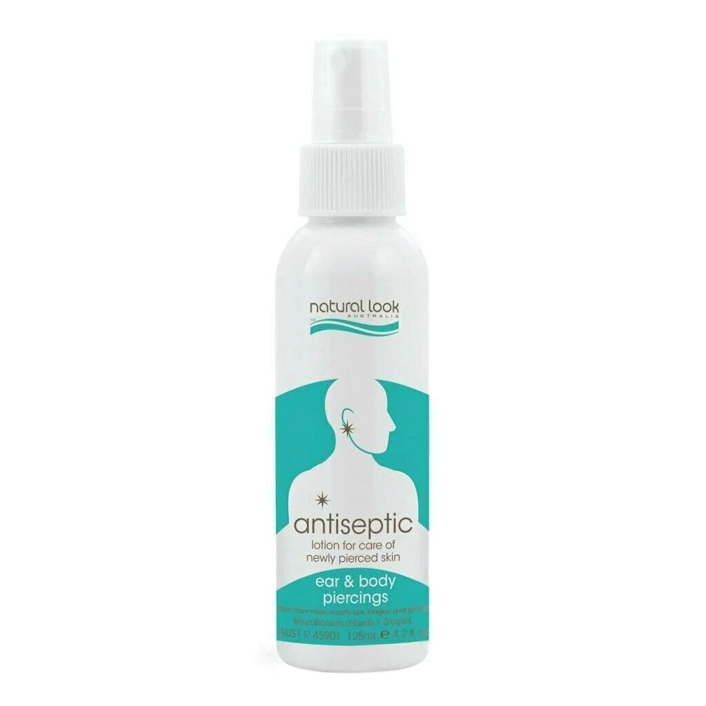 Natural Look Antiseptic Ear & Body Piercing Spray 125ml