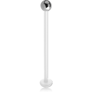 PTFE LABRET WITH SURGICAL STEEL BALL