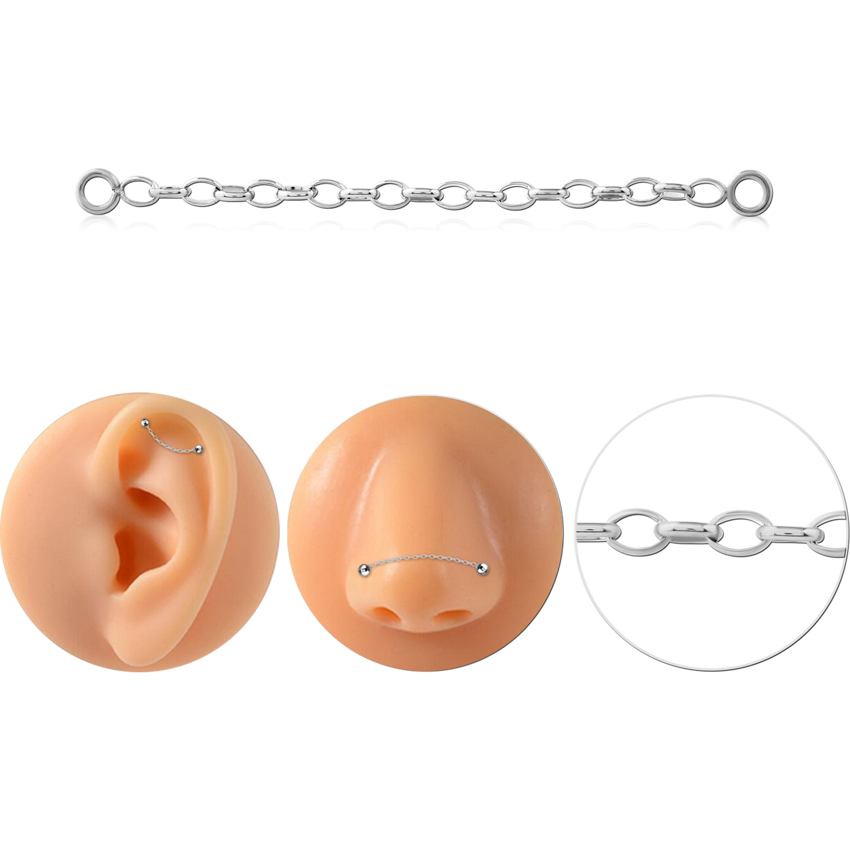 STAINLESS STEEL MULTIPURPOSE OVAL ROLLO NECK - SINGLE LINE