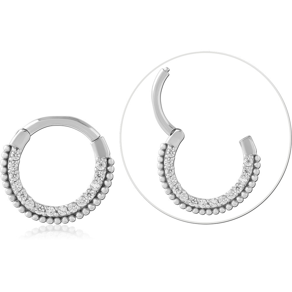 316L SURGICAL STEEL HINGE SEGMENT RING