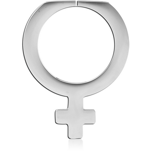 SURGICAL STEEL HOOP EARRING FOR TUNNEL - FEMALE