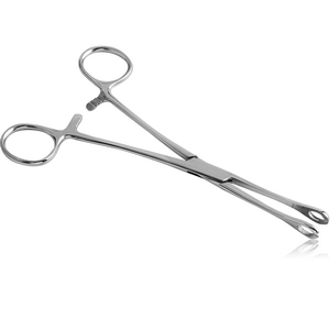 STAINLESS STEEL SLOTTED NAVEL CLAMP