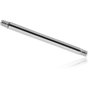 18K WHITE GOLD BARBELL PIN