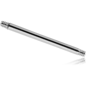 18K WHITE GOLD MICRO BARBELL PIN