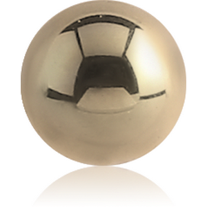 ZIRCON GOLD PVD COATED SURGICAL STEEL BALL