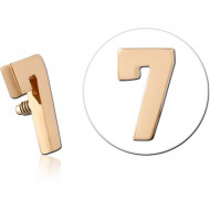 14K GOLD FOR 1.2MM INTERNALLY THREADED PINS PIERCING