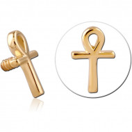 14K GOLD FOR 1.2MM INTERNALLY THREADED PINS PIERCING