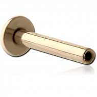 14K GOLD THREADLESS LABRET PIN