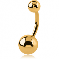 14K GOLD NAVEL BANANA