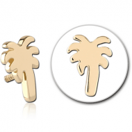 14K GOLD FOR 1.2MM INTERNALLY THREADED PINS PIERCING