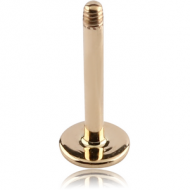 14K GOLD MICRO LABRET PIN