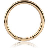 18K GOLD SMOOTH SEGMENT RING