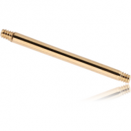 18K GOLD BARBELL PIN PIERCING