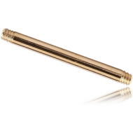 18K GOLD MICRO BARBELL PIN PIERCING