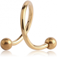 18K GOLD MICRO BODY SPIRAL