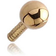 18K GOLD INTERNAL BALL PUSH FIT ATTACHMENT FOR BIOFLEX INTERNAL LABRET