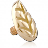 9K GOLD FOR 1.2MM INTERNALLY THREADED PINS PIERCING
