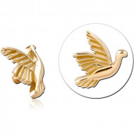 9K GOLD FOR 1.2MM INTERNALLY THREADED PINS PIERCING