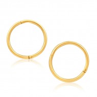 PAIR OF 9K GOLD SLEEPER EARRINGS PIERCING