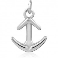 RHODIUM PLATED BRASS CHARM