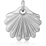 RHODIUM PLATED BRASS CHARM