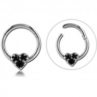 SURGICAL STEEL PREMIUM CRYSTALS JEWELED SEGMENT PIERCING