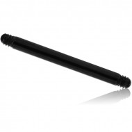 BLACK PVD COATED SURGICAL STEEL BARBELL PIN