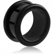 BLACK PVD COATED STAINLESS STEEL ROUND-EDGE THREADED TUNNEL PIERCING