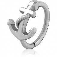 SURGICAL STEEL SEAMLESS RING PIERCING