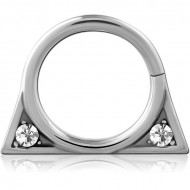 SURGICAL STEEL SEAMLESS RING PIERCING