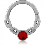 SURGICAL STEEL SEAMLESS RING PIERCING