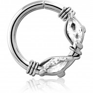 SURGICAL STEEL SEAMLESS RING