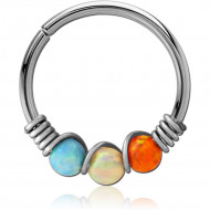 SURGICAL STEEL SEAMLESS RING PIERCING