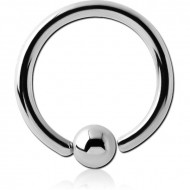 SURGICAL STEEL FIXED BEAD RING PIERCING