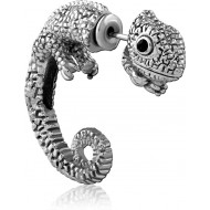 SURGICAL STEEL TWO-SIDED FAKE PIERCING PIERCING