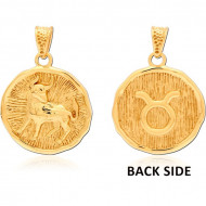 STERLING SILVER 925 GOLD PVD COATED PENDANT