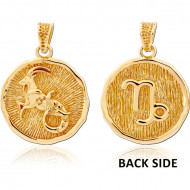 STERLING SILVER 925 GOLD PVD COATED PENDANT