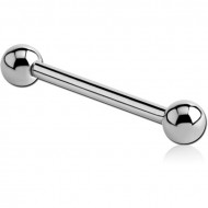 SURGICAL STEEL INTERNALLY THREADED BARBELL PIERCING