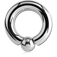 SURGICAL STEEL INTERNALLY THREADED BALL CLOSURE RING PIERCING