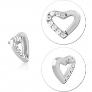 SURGICAL STEEL JEWELLED MICRO ATTACHMENT FOR 1.2MM INTERNALLY THREADED PINS