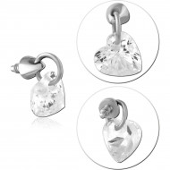 SURGICAL STEEL JEWELLED MICRO ATTACHMENT FOR 1.2MM INTERNALLY THREADED PINS