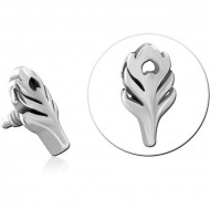 SURGICAL STEEL MICRO ATTACHMENT FOR 1.2MM INTERNALLY THREADED PINS PIERCING